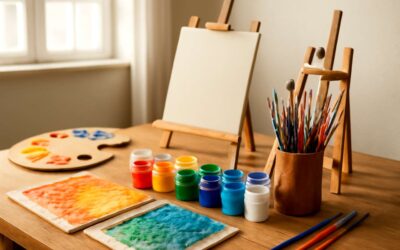 Creative Ideas Combining Art Supplies and Canvas for Stunning Artwork