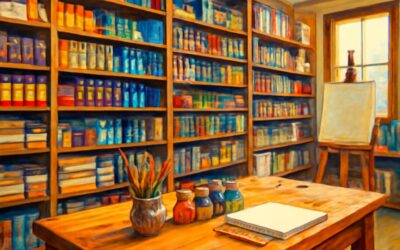 Unleash creativity at the art supplies shop, your colorful journey starts here.