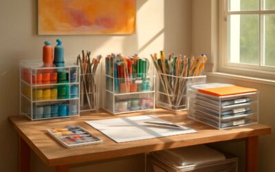 Maximize creativity with smart art supplies storage ideas that save space.