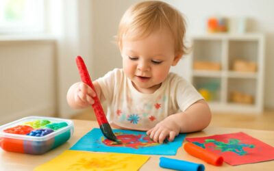 Creative play with art supplies for 2 year olds: Safe, simple crafts for tiny artists