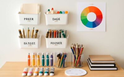Declutter and create with how to organize art supplies for a studio that sparks creativity