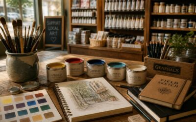 Find quality art supplies near by for your next masterpiece.